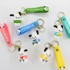 Wholesale of cute Sanrio keychain figurines, creative soft rubber cute pendants, internet-famous Pacha dog keychain cartoon Specification image